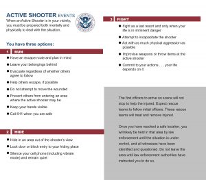 Active Shooter Information - Police Service of Salinas